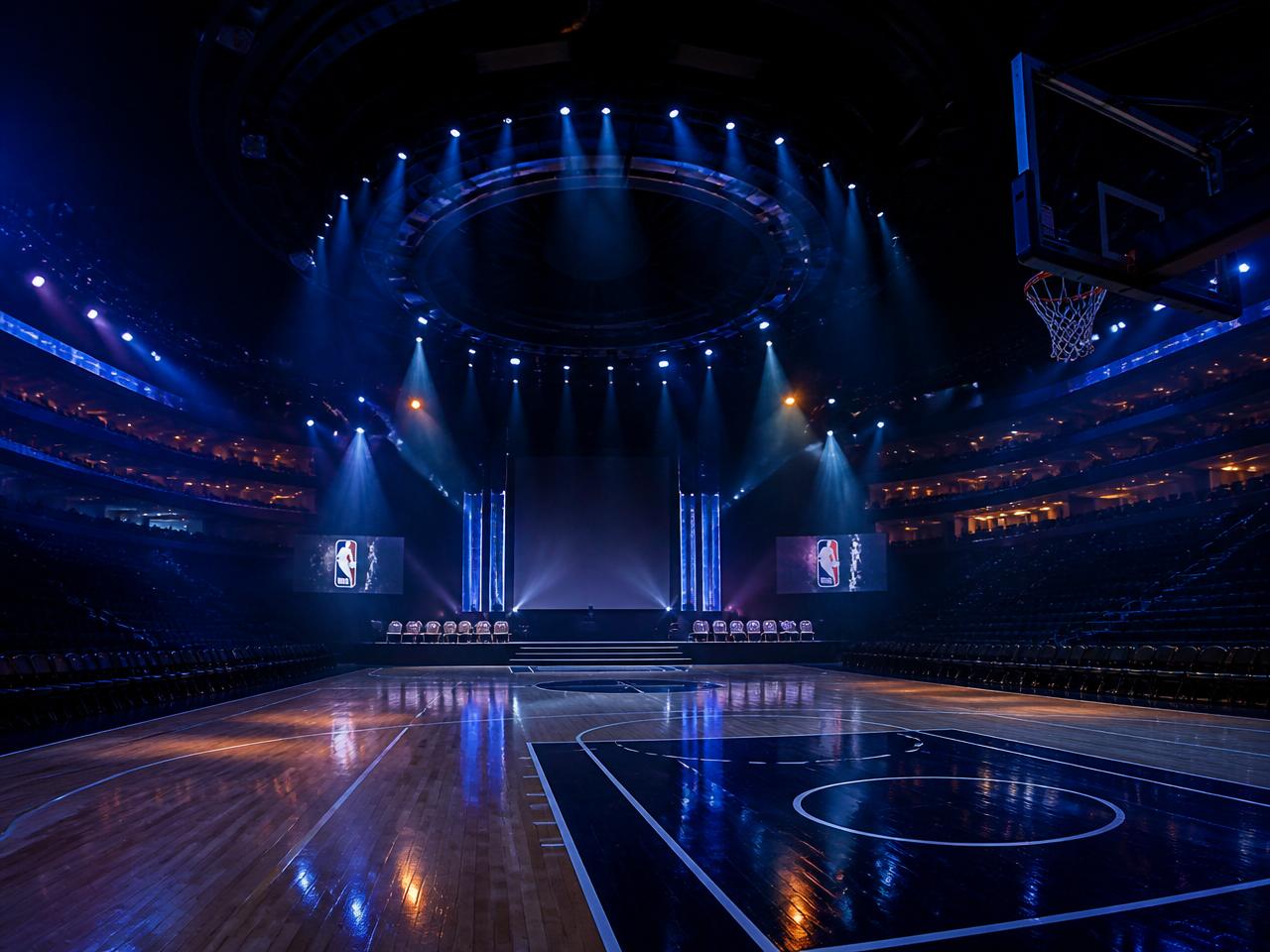 Elevate Basketball League draft arena